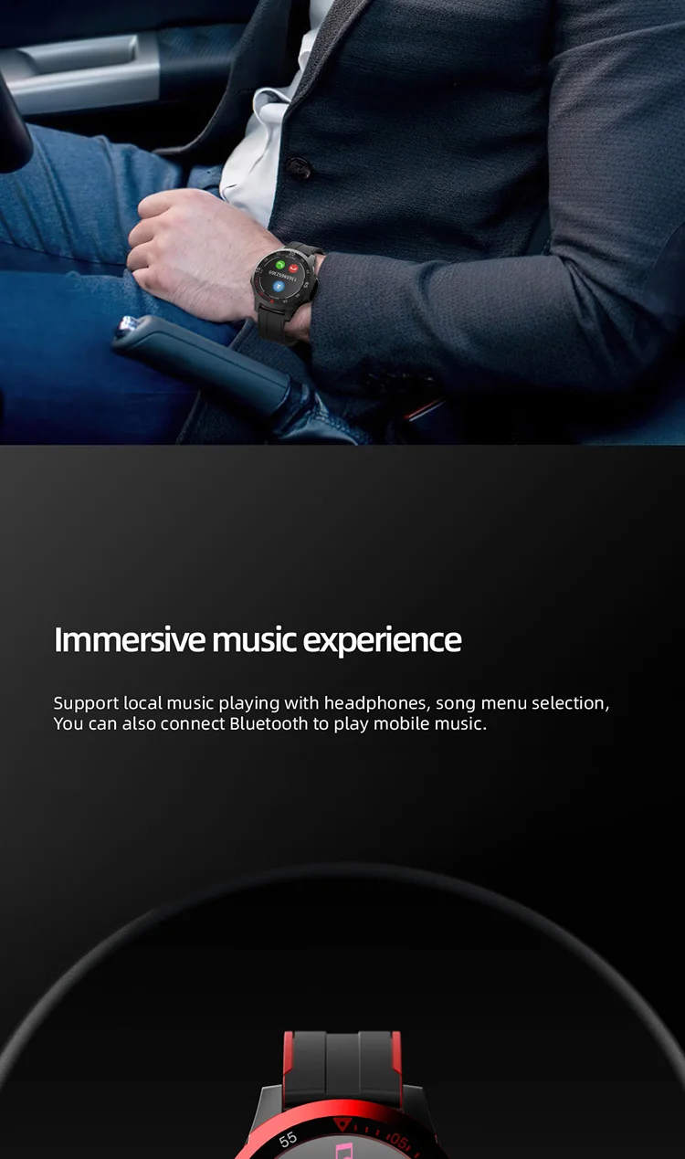 N15  Smart Watch With Earbuds Headset Smart Bracelet Tws Earphones  1.28Inch  N15  sport smart watch 2022