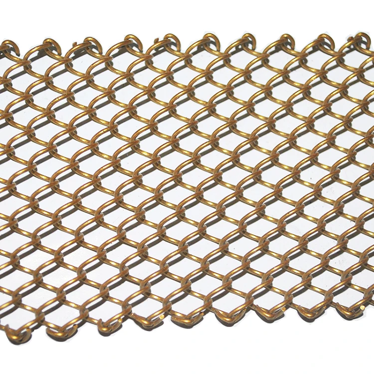 304 stainless steel decorative wire mesh ,  partition decorative mesh ,  steel wire curtain wall woven mesh