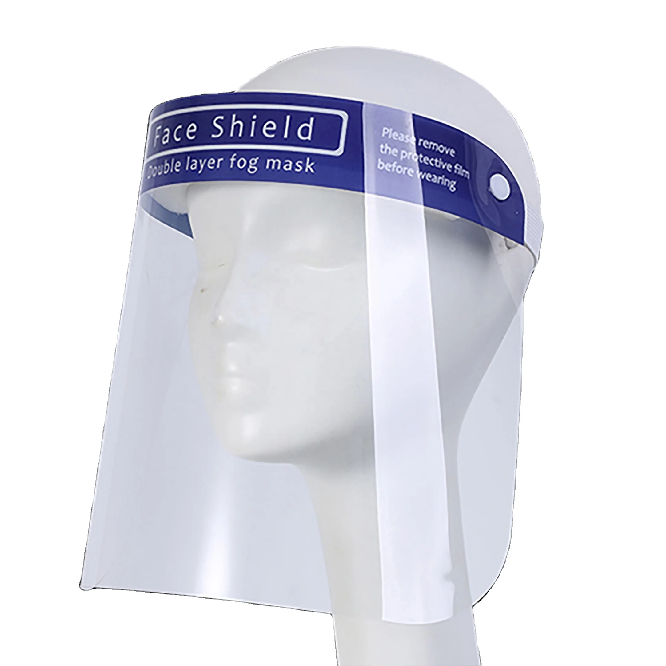 DAIERTA Manufacturer Wholesale Custom Safety Customized Clear Plastic Disposable Anti Fog Protective Full Face Face Shield
