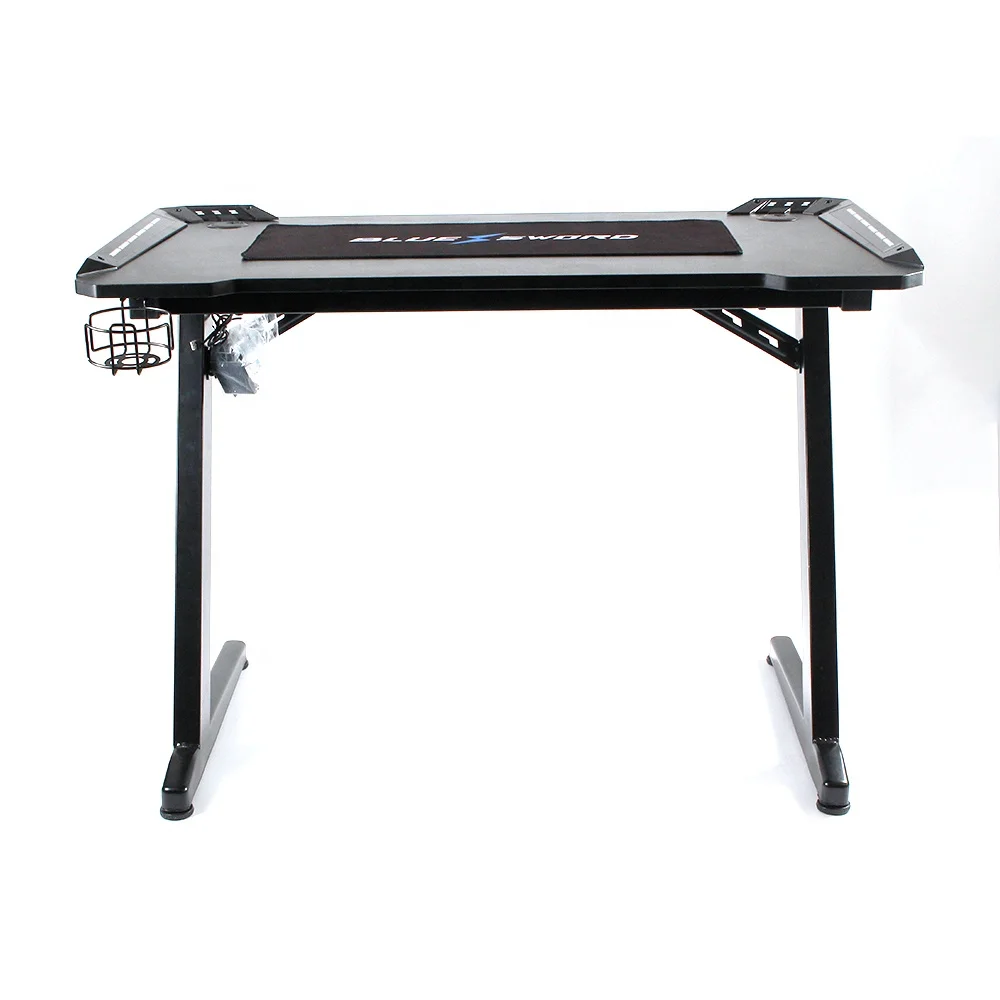 Wholesale LED Computer Desk PC Table Gamer Desk Multi-function Gaming Desk RGB With LED