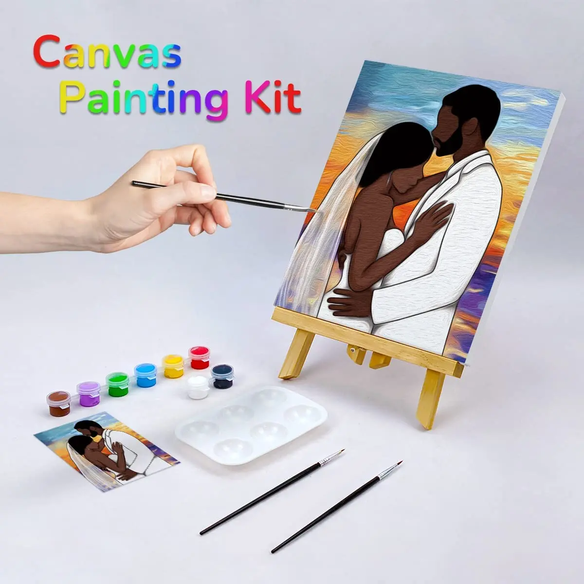 Wholes High Quality Couples Paint for Adults DIY Painting by Numbers BSCI