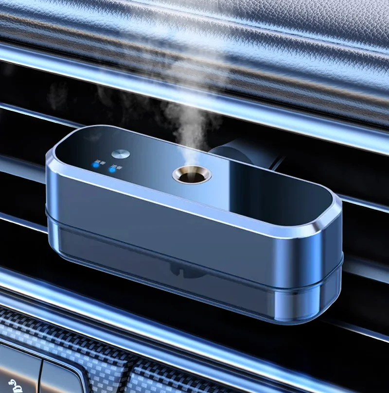 Smart Aromatherapy Diffuser Car Vent Air Freshener Diffuser Clip Car Perfume Essential Oil Flame Aroma Diffusers Machine