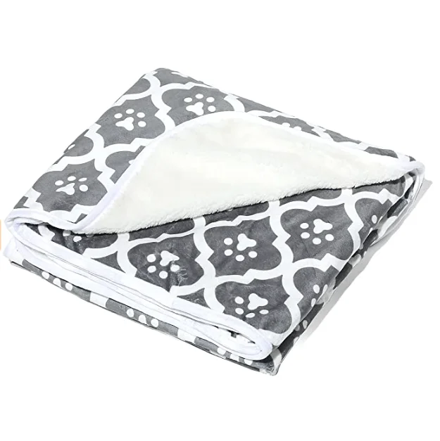 
Super Soft Warm Sherpa Fleece Plush Pet Throws blanket 