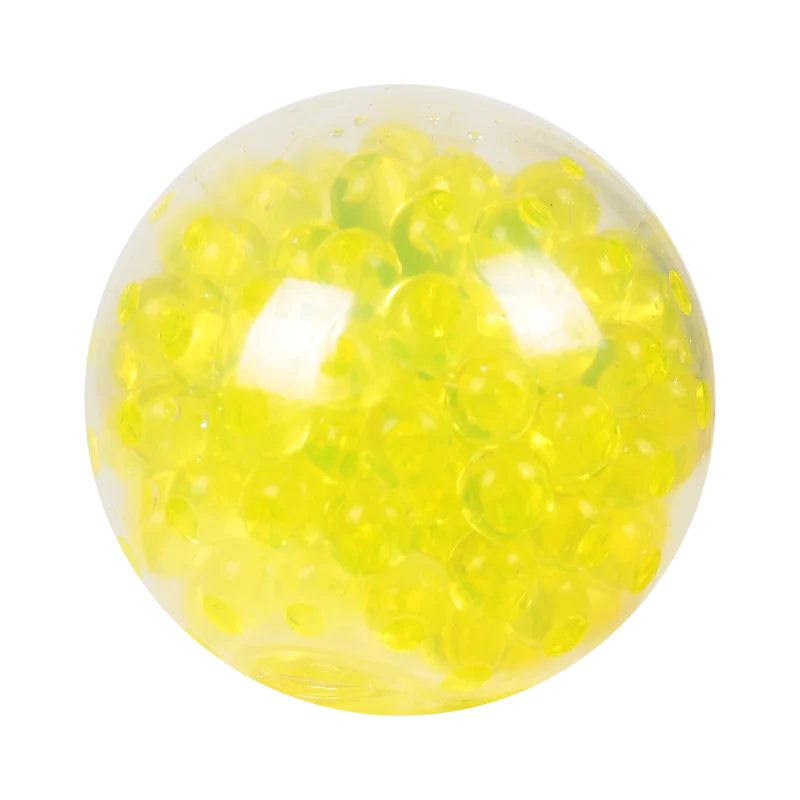 New Arrival TPR Squishy Frog Bead Gel Stress Ball Squeeze Strength Ball Bubble Sensory Squeeze Fidget Ball Toys