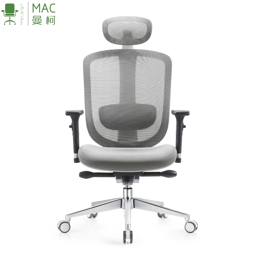 Wau mesh ergonomic chair with headrest charcoal lumbar support mesh seat back ultra high lift chair tufted high back loveseart