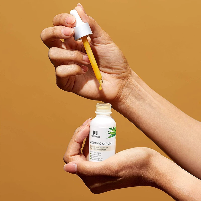 Private Label Natural Hyaluronic Acid Vitamin C Serum Wrinkle Reducer Formula Organic Skin Care Anti Aging serum