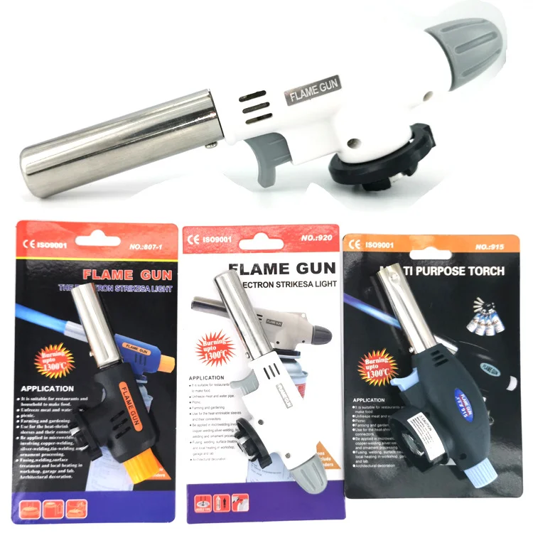 Welding Gas Burner Flame Gas Torch Ultra light design multi-function automatic piezo ignition gas flame spray gun
