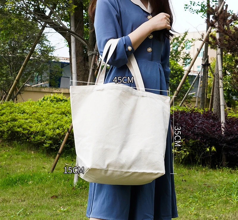 Shopping Duffle Bag Small Waxed Canvas Tote Bag Cotton Canvas Canvas Bag With Custom Printed Logo