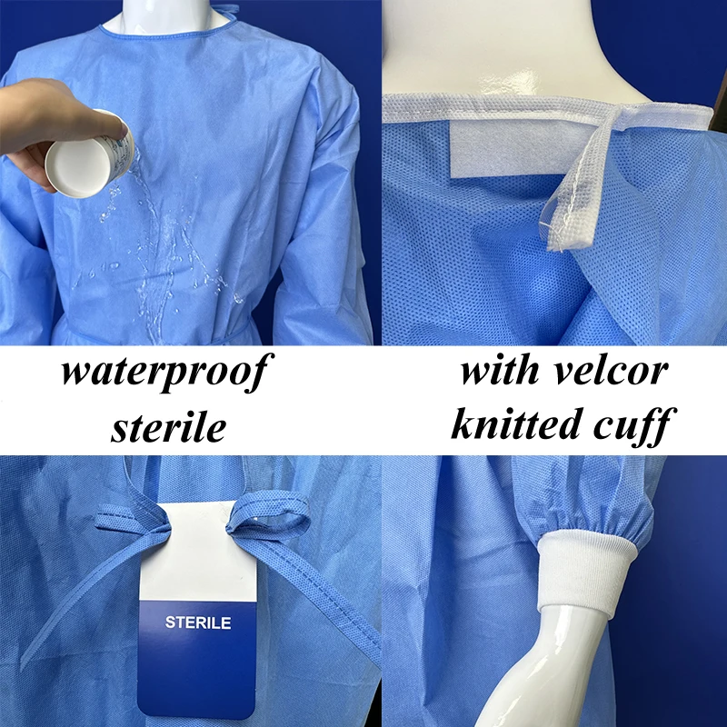 disposable medical gown