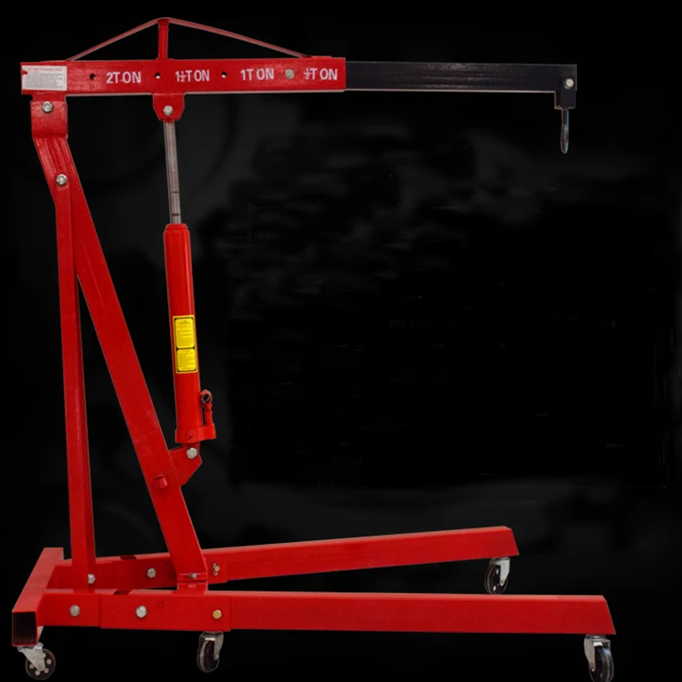 2Ton Foldable Car Hydraulic Engine Crane Manual Shop Car Hoist Engine Crane Lifting