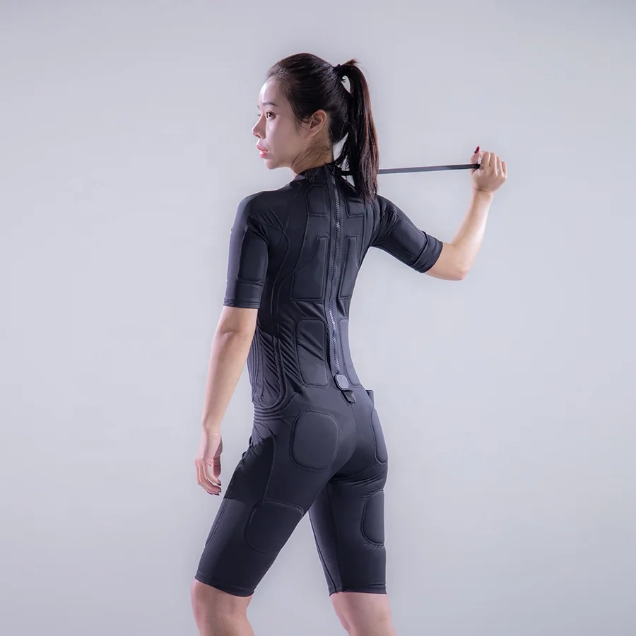 Adjustable Professional Weight Loss Dry Fat Burning EMS Fitness Suit Single Layer One-Piece Personal EMS Training Sportswear