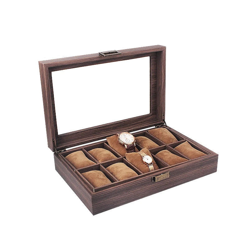 Factory spot wholesale price wooden watch box gift luxury watch box wooden watches display storage case