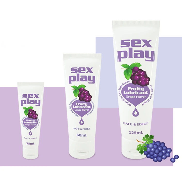 Drop Shipping Fruit Scented Flavored Oral Edible Water Base Sexual Lube Sex Play Lubricants Personal Lubricant Gel Lubrific