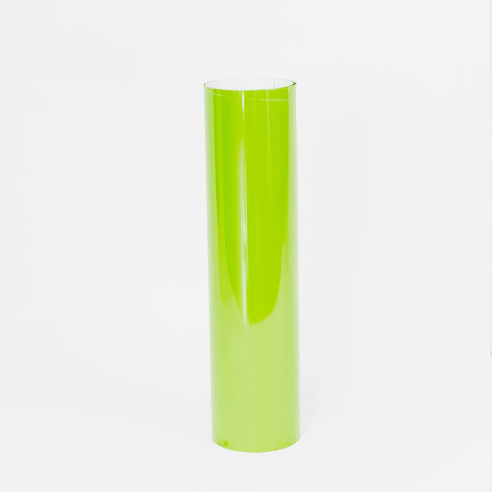MR017-8 Fluorescent Light green HTV Heat Transfer Vinyl DTF Film Printed on PU Material for Clothing