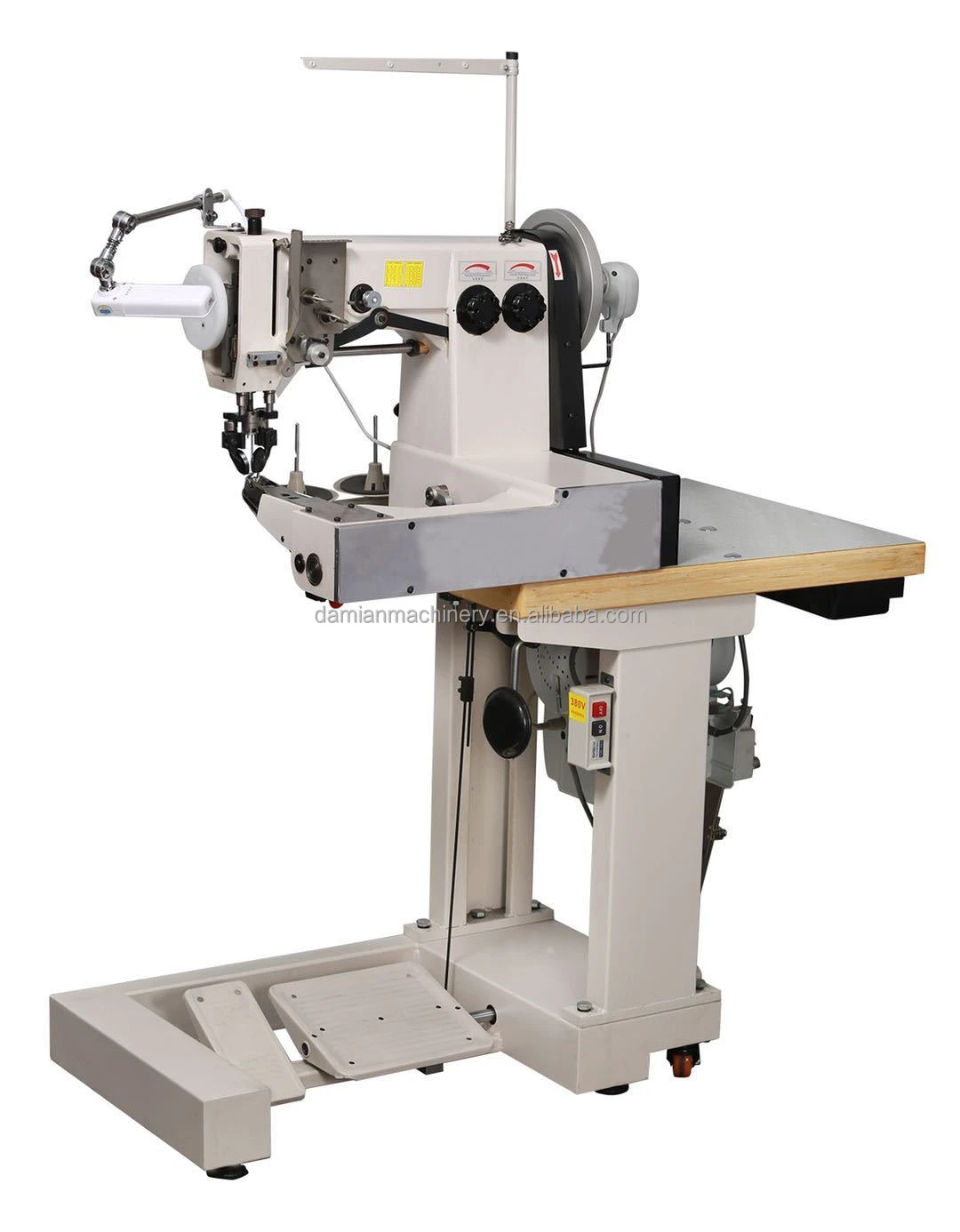 Специальный мокасин кожа Верхний узор швейная машина