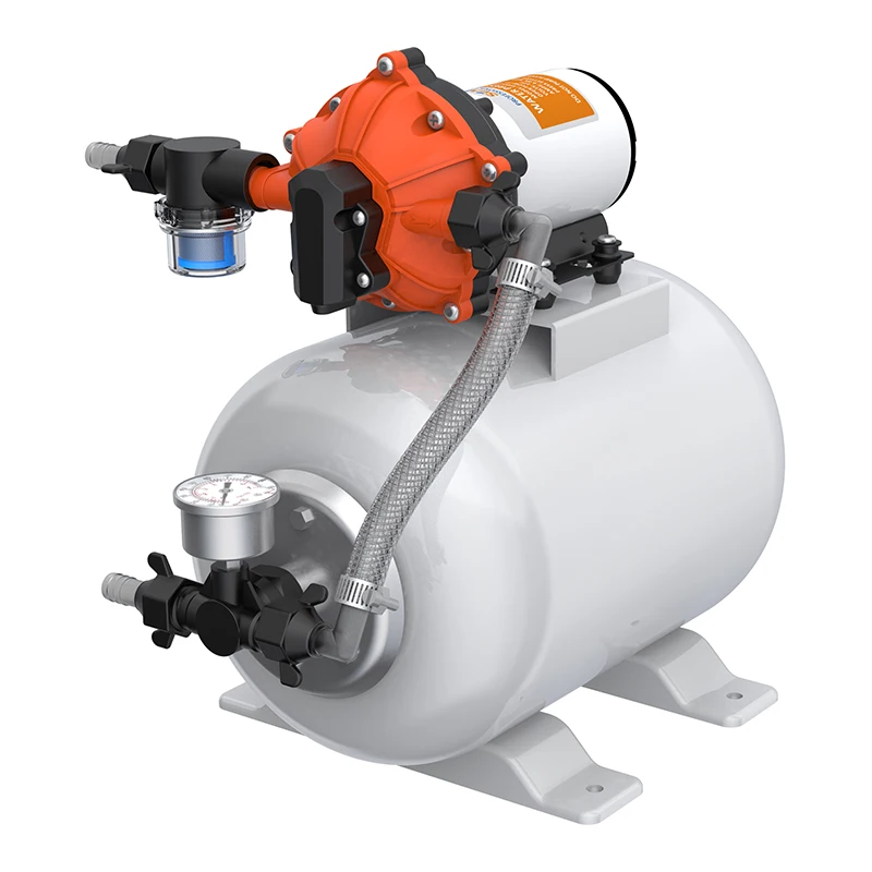 SEAFLO 8L Water Pressure System with 12v water pump Self-priming up to 6 feet RV marine pumps