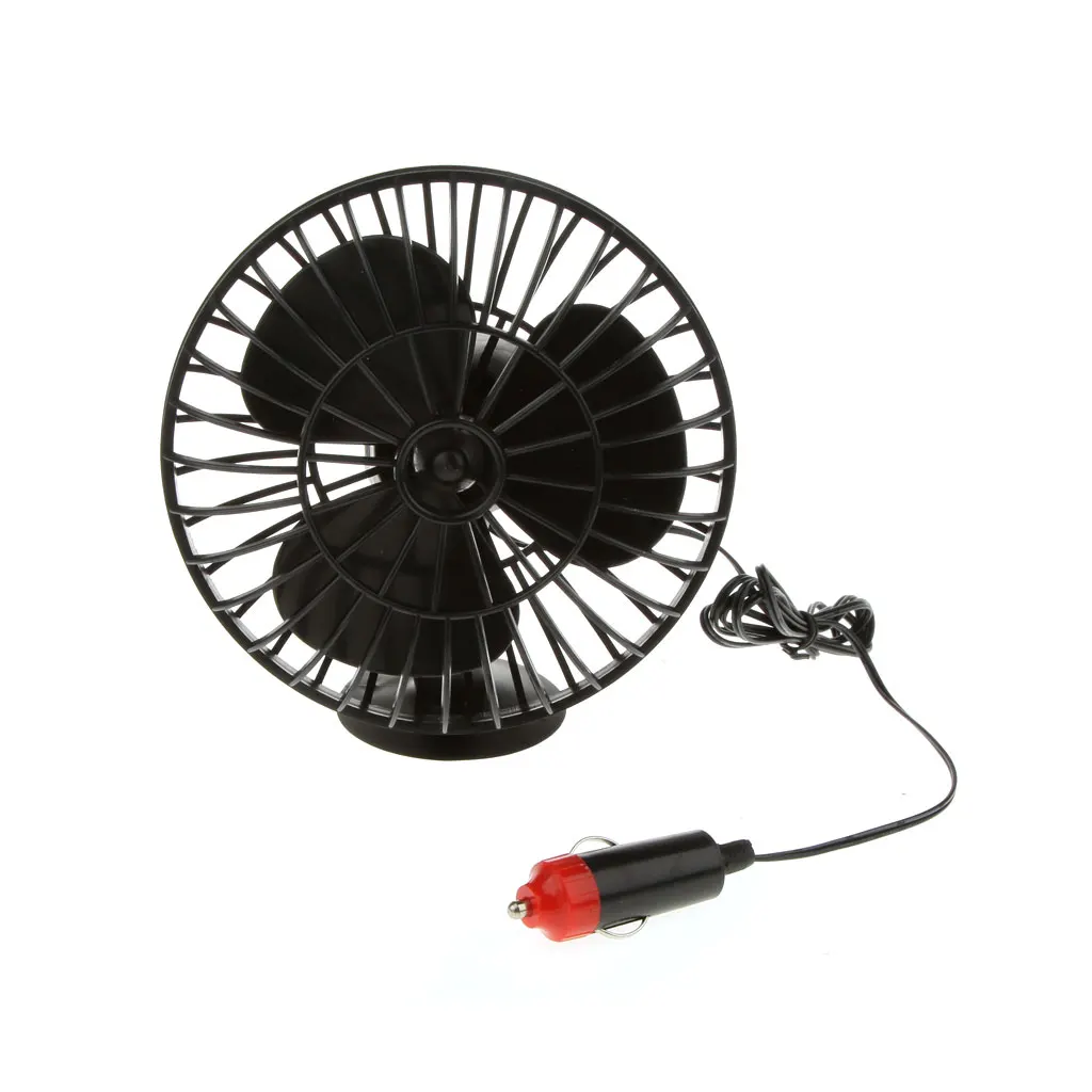 New 12V Powered Mini Automobile Fan Car Truck Vehicle Cooling Cool Air Fan