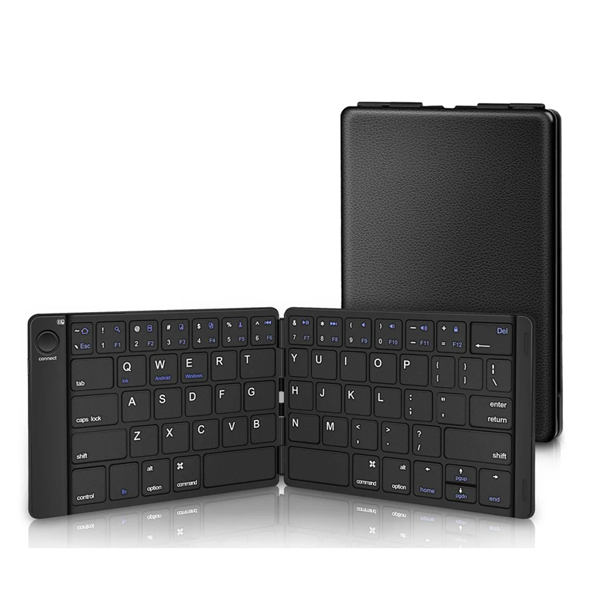 
Shenzhen Factory Good Quality Mini Wireless Folding Computer Game Keyboard 