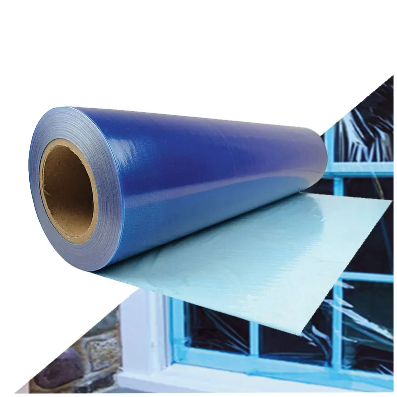 Hot sale LDPE self adhesive plastic protection film for building window glass