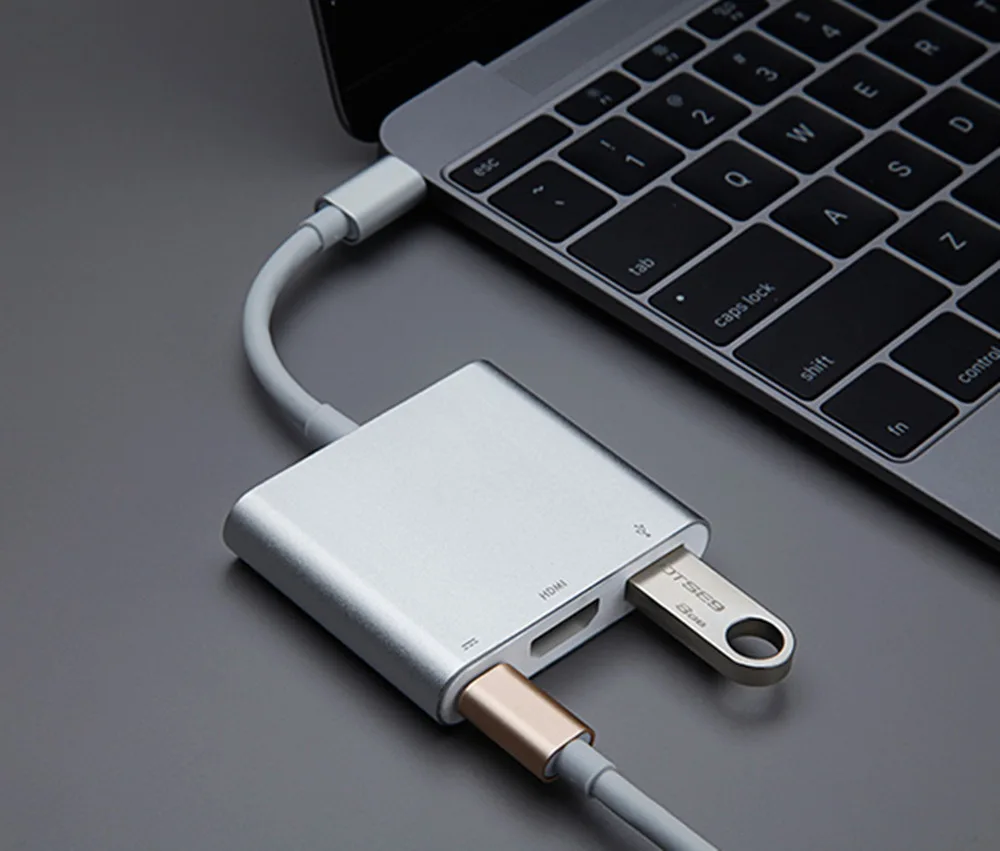  USB 3 1 TYPE-C для Female Digital AV Multiport Adapter HDMI
