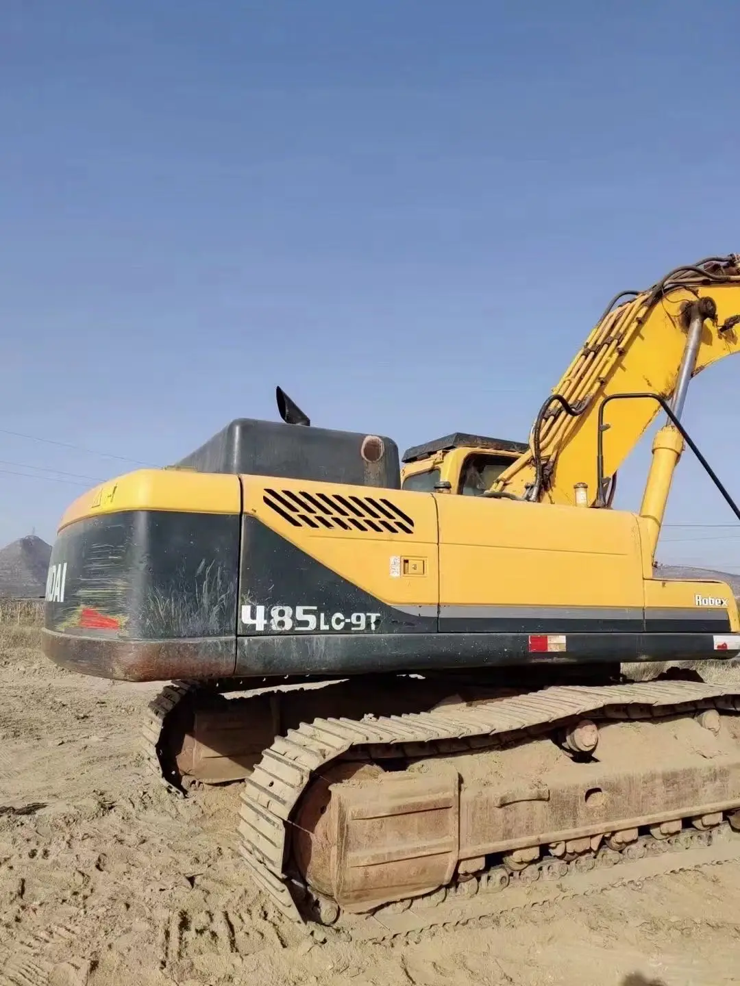 Korea surplus used mining equipment heavy duty 50 ton Hyundai excavator 485 520 good quality