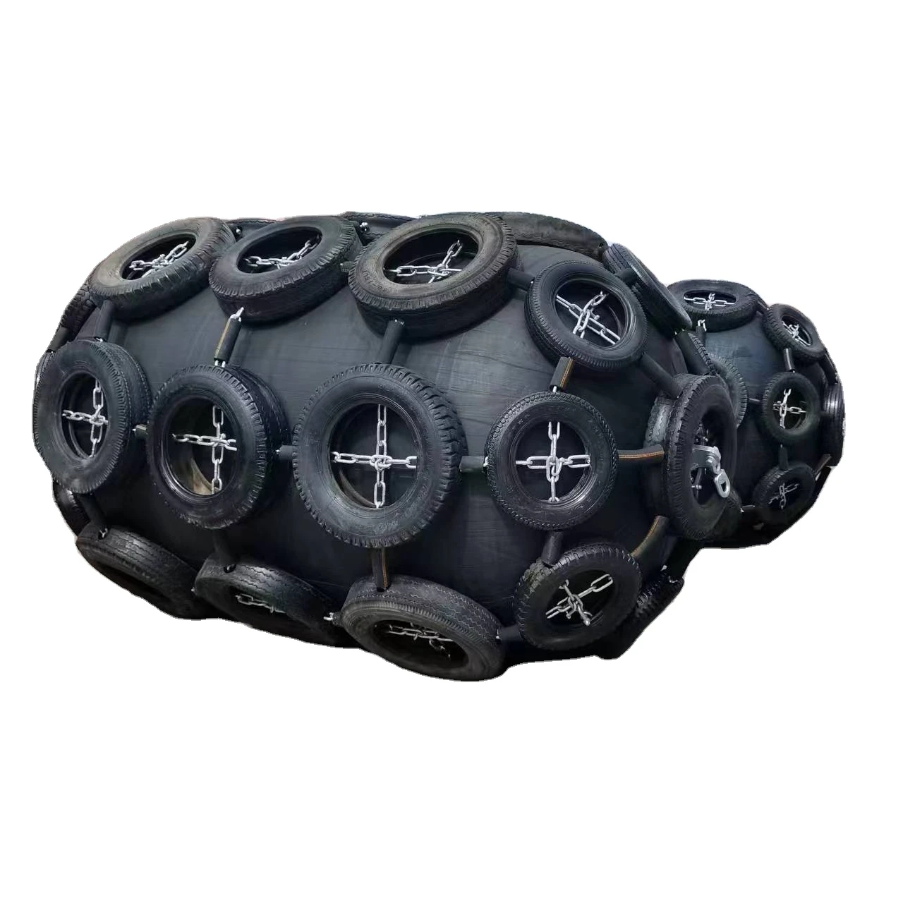 High quality Yokohama pneumatic rubber fender with used airplane tires