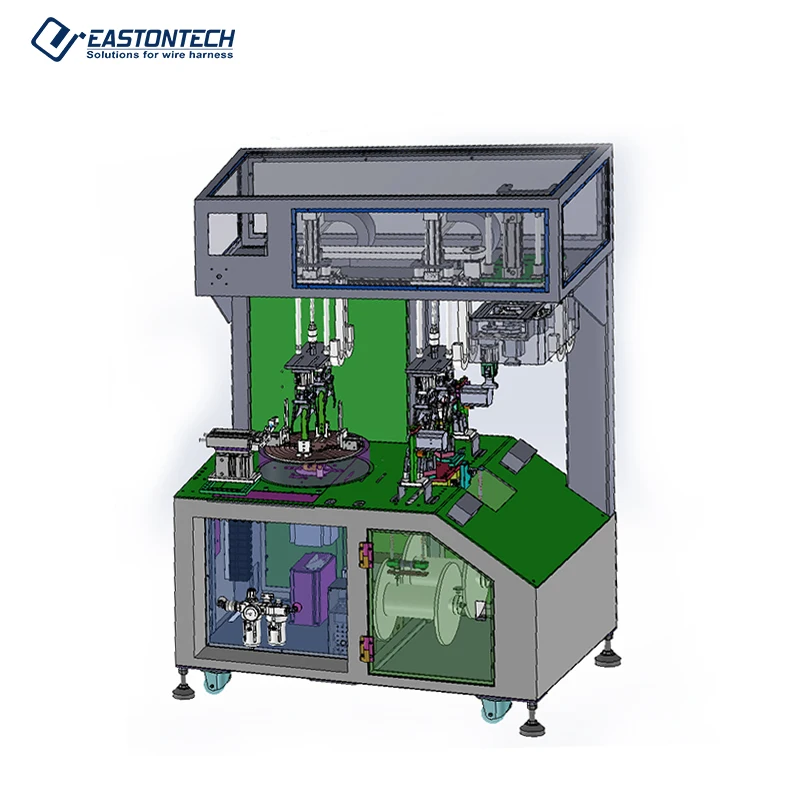 EW-2015 Automatic Wire Winding and Bundling Machine Cable Coiling Tying machine for 8 Shape double tying machine
