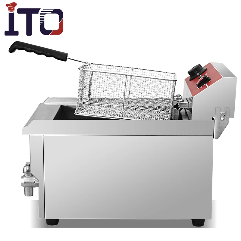 Commercial fish potato plantain chips fats fryer frying machine electric turkey industrial deep fryer