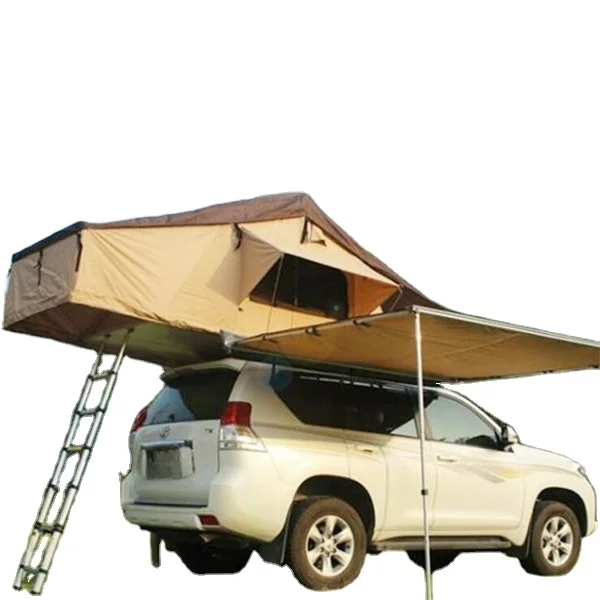2023 New Outdoor Waterproof Camping Car Soft Shell Roof Top Ten