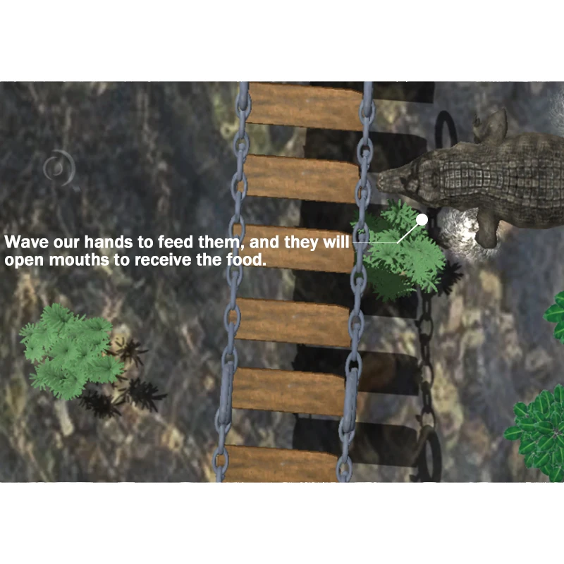 High quality AR product immersive magic pond floor screen hologram 3d simulator for home gym children amusement park