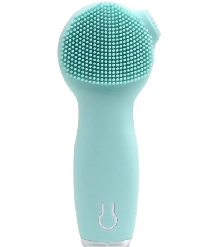 Mini Electric Face Massager Sonic Handle Silicone Facial Cleaning Brush Multi-function Face Cleansing Beauty Device
