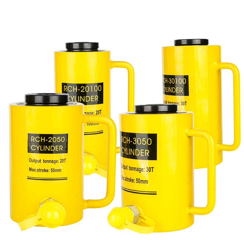 YELLOW Hydraulic Cylinder Ram Jack Stoke  Industrial Lifting Jack