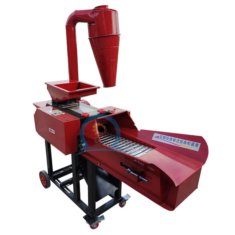 hot sale silage forage cutting chopper mill maize chaff cutter animal feed processing grass shredder machine