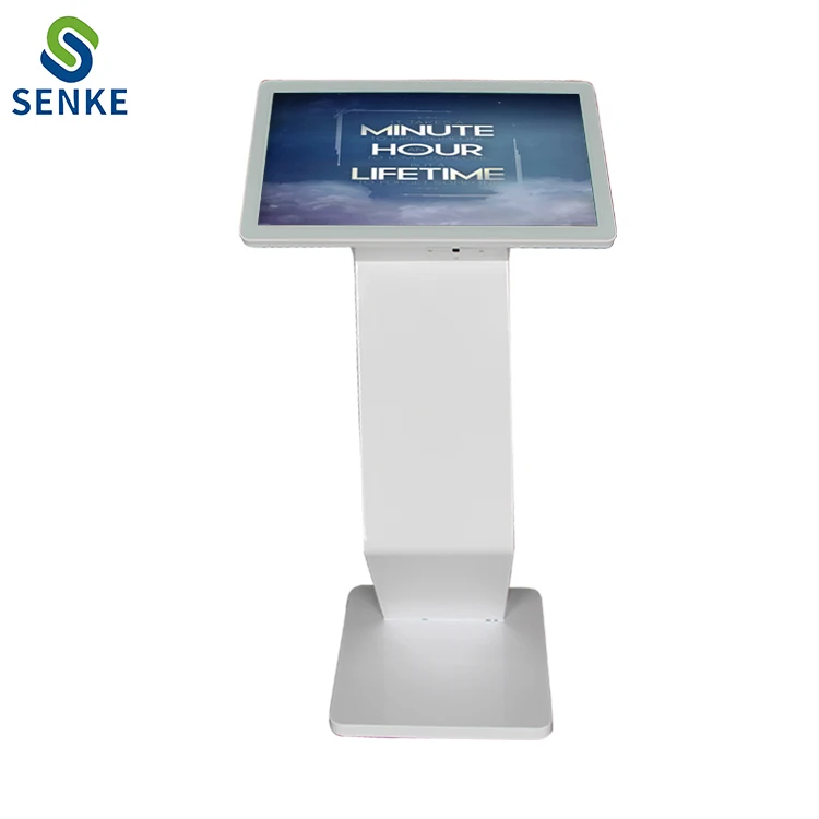 19 inch  all in one touch screen kiosk Android  self service ticket dispenser queue management kiosk