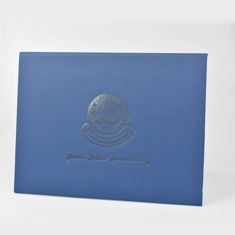 Сертифицированная папка на заказ кожаный держатель A4 полиуретановая