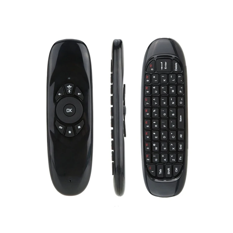Android/ Windows /Mac OS/Linux устройств с помощью C120 воздушная мышь перезаряжаемая USB Беспроводная клавиатура универсальный пульт дистанционного
