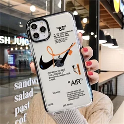 Shockproof Clear Sport symbol TPU Phone Case For iPhone 14 pro max