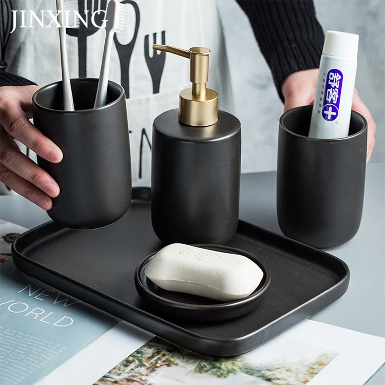 China Suppliers Factory Direct Saleceramic Bath Room Set Bathroom Accessories For Bathroom