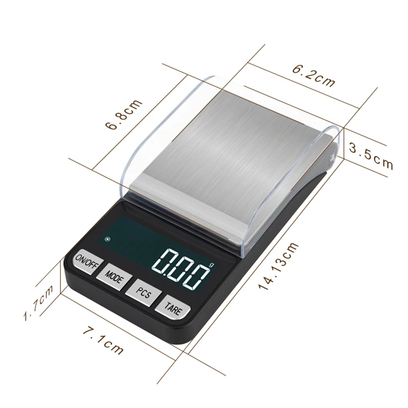 500g X 0.01g Jewelry Pocket Scales High Precision Gold Diamond Jewelry weight Balance Electronic Scales