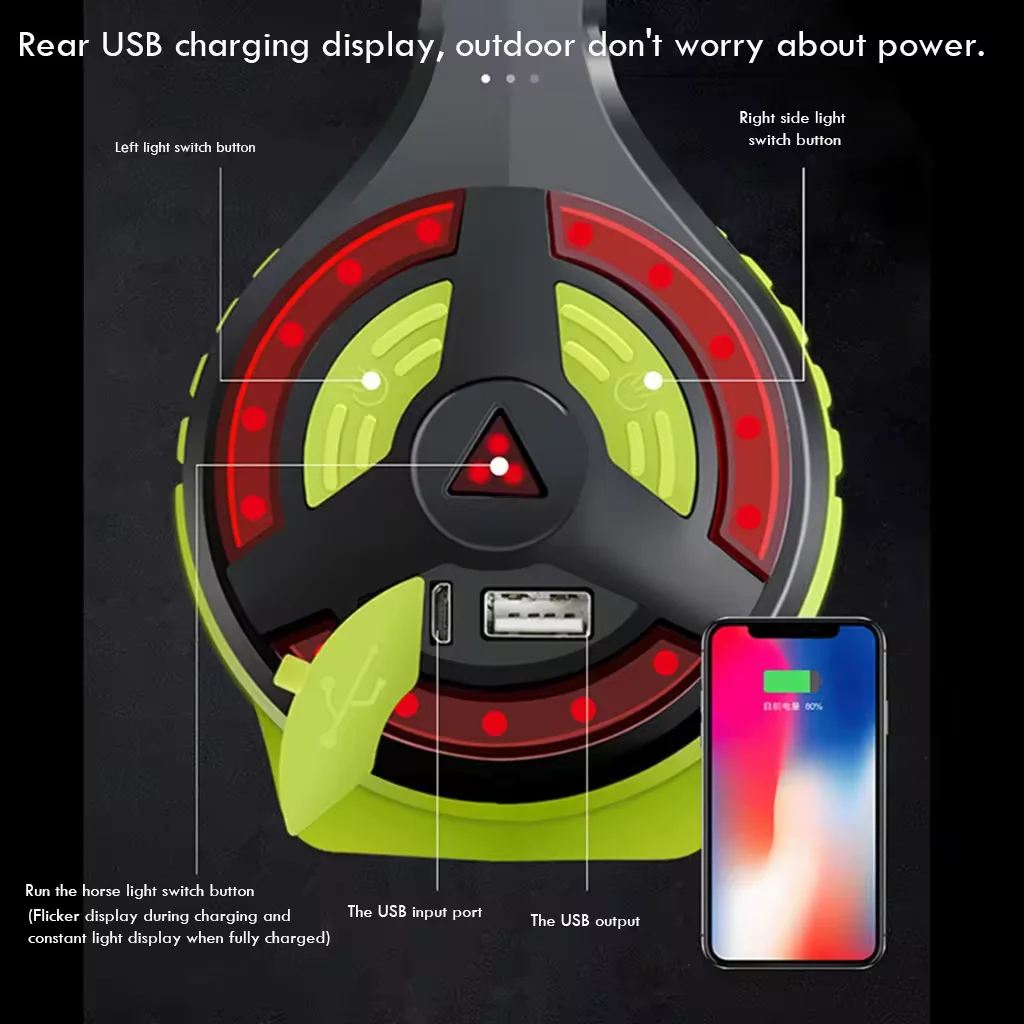 Hot Sell Waterproof Searchlight Camping Light USB Rechargeable Multi-Function Outdoor Lamp