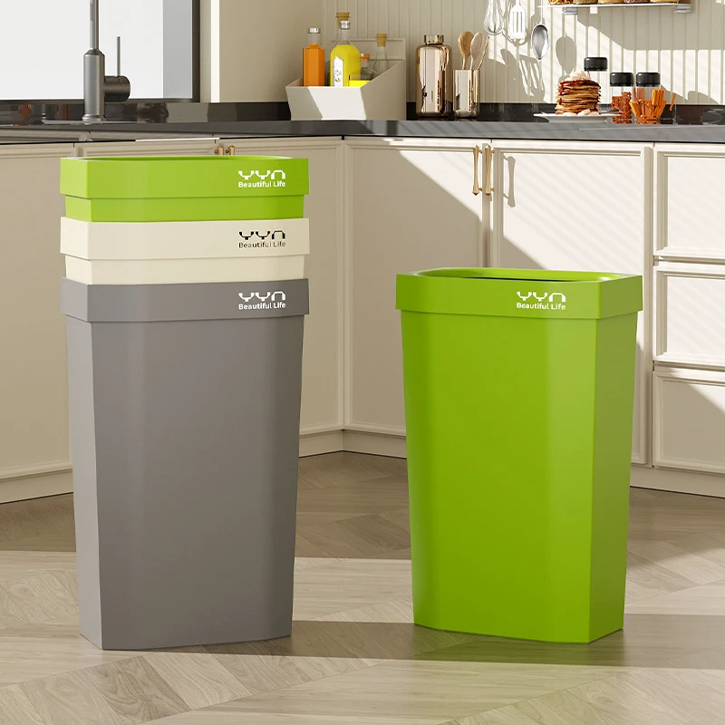 Recycle Bin Kitchen Portable Waste Bins Room Dustbins Plastic Trash Bin China Supplier