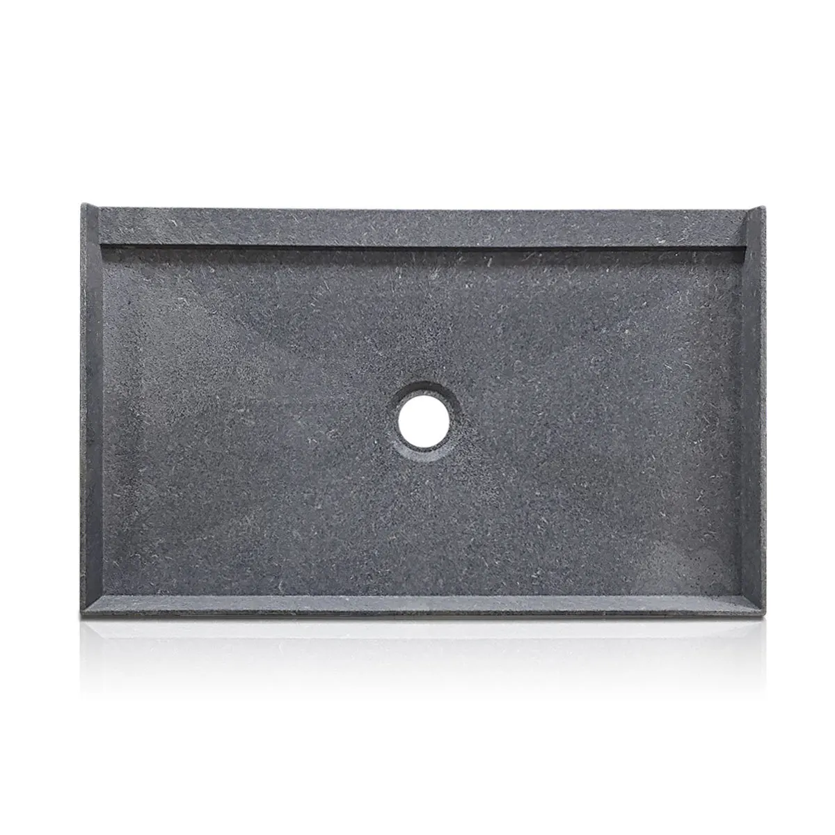 60 x 32 inch Shower Ready to Tile Pan with SMC Shower Tray Center Drain, Single Threshold Alcove Shower Pan Base for Bathroom