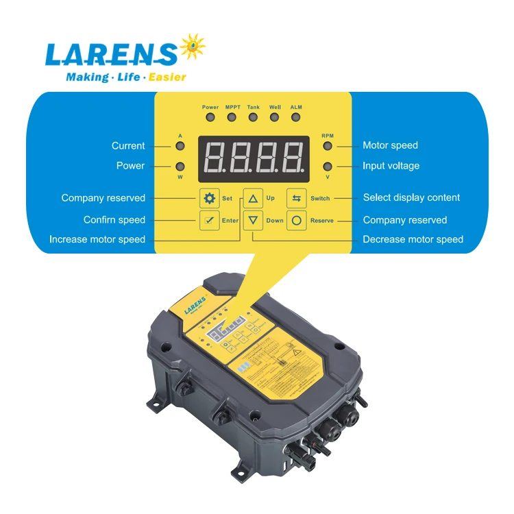 Manufacturer Cheap Price DC 1.1 kW Solar Water Pump Big Flow Submersible Solar Pump