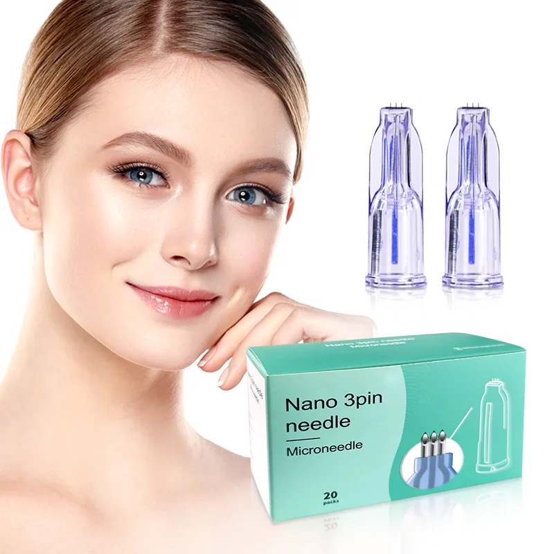 micro injection Nano soft 34G 1.0MM 1.2MM 1.5MM 3pins multi needle