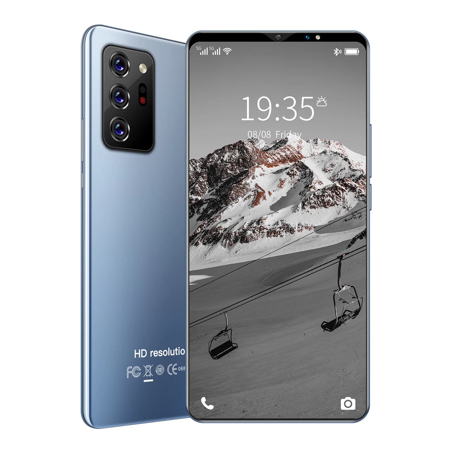 Мини-смартфон Android Note30 экран 5 дюйма мобильный телефон с двумя