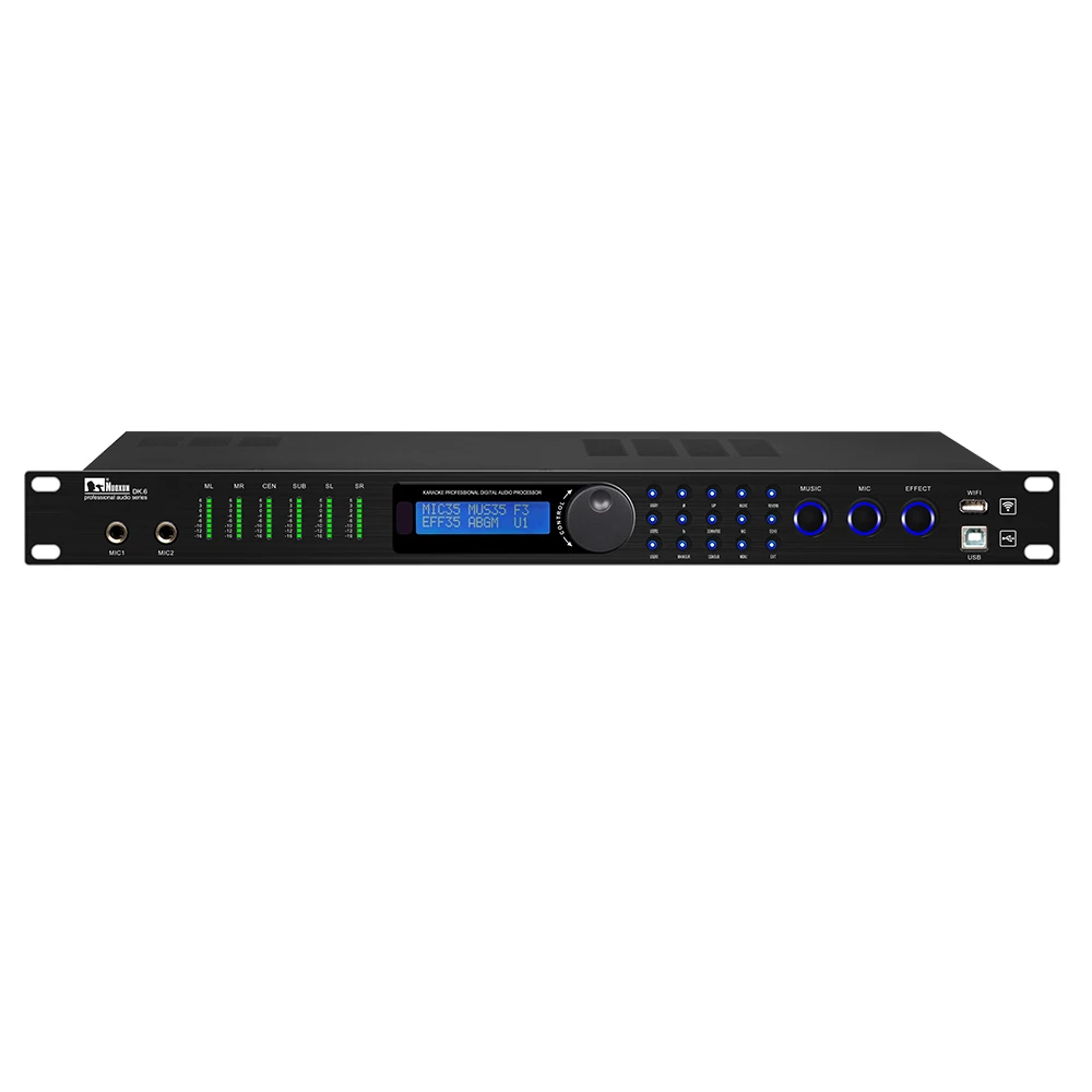 digital karaoke processor hot sale front effector audio processor