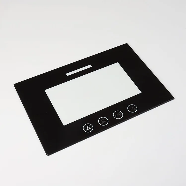 Manufacturers produce home appliance screen touch glass panels of various specifications tempered glass panels