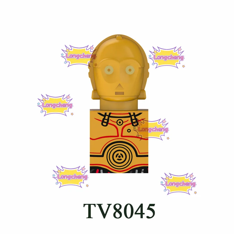 Popular TV Series Space War Trooper Spark Clone Trooper Purge Mace Windu Commander Blackout Mini Wars Building Block Toys