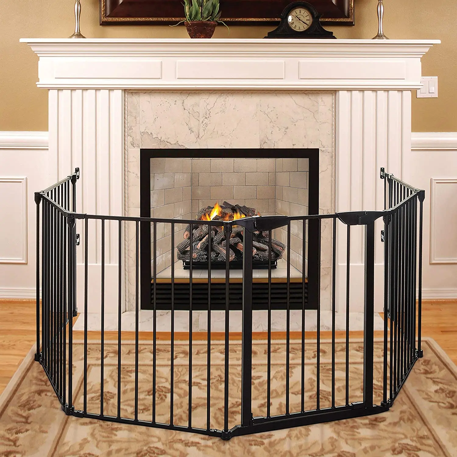 Factory Direct Sale Free 8-Panel Foldable Baby Safety Playpen Metal Dog Play Yard Fence Gate for Pet Playgrounds