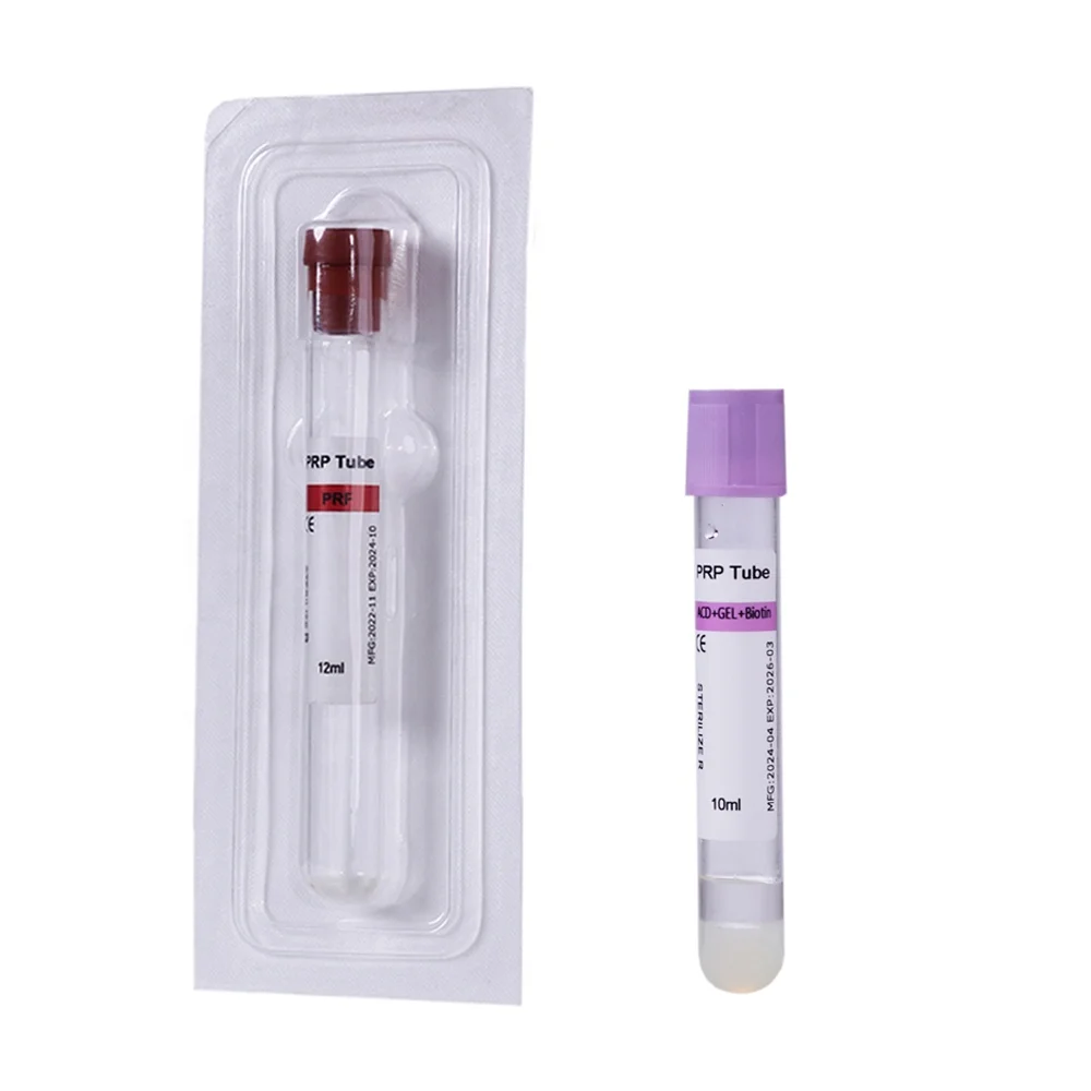 Hot sales vacuum blood collection tube Skin Rejuvenation prp tube prp kit for prp machine